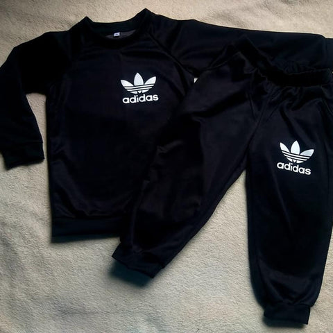 DEPORTIVO ADIDAS NEGRO INFANTIL