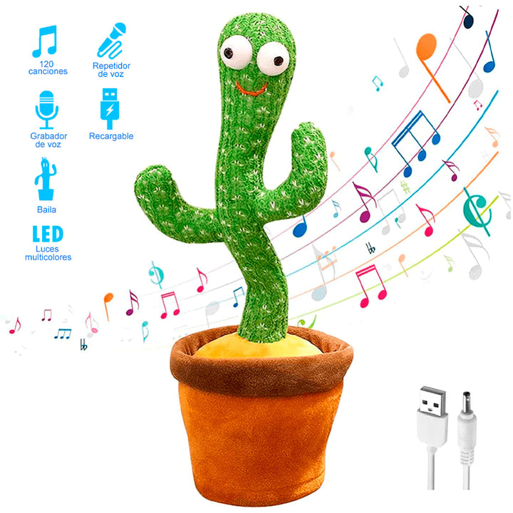 Cactus Bailarin Imita Voz Musical Baila