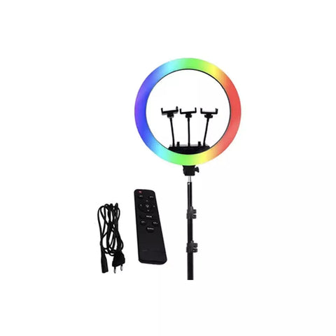 Aro de luz 45cms trípode control maletí