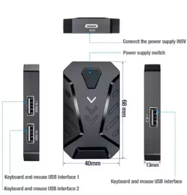 Combo Gamer 4 en 1 Para Celular JG-833