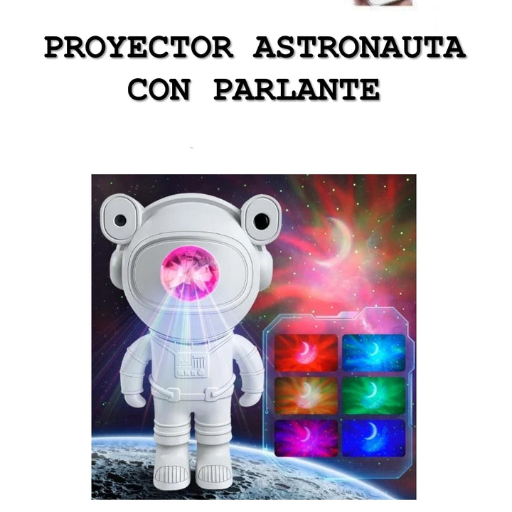 PROYECTOR ASTRONAUTA  CON PARLANTE